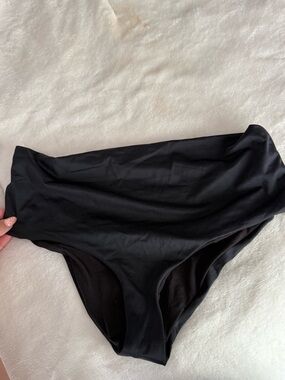 ASOS Maternity Black High-Waist Bikini Bottoms